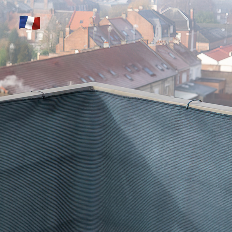 Toile d'occultation (brise-vue) en rouleau (2/3)