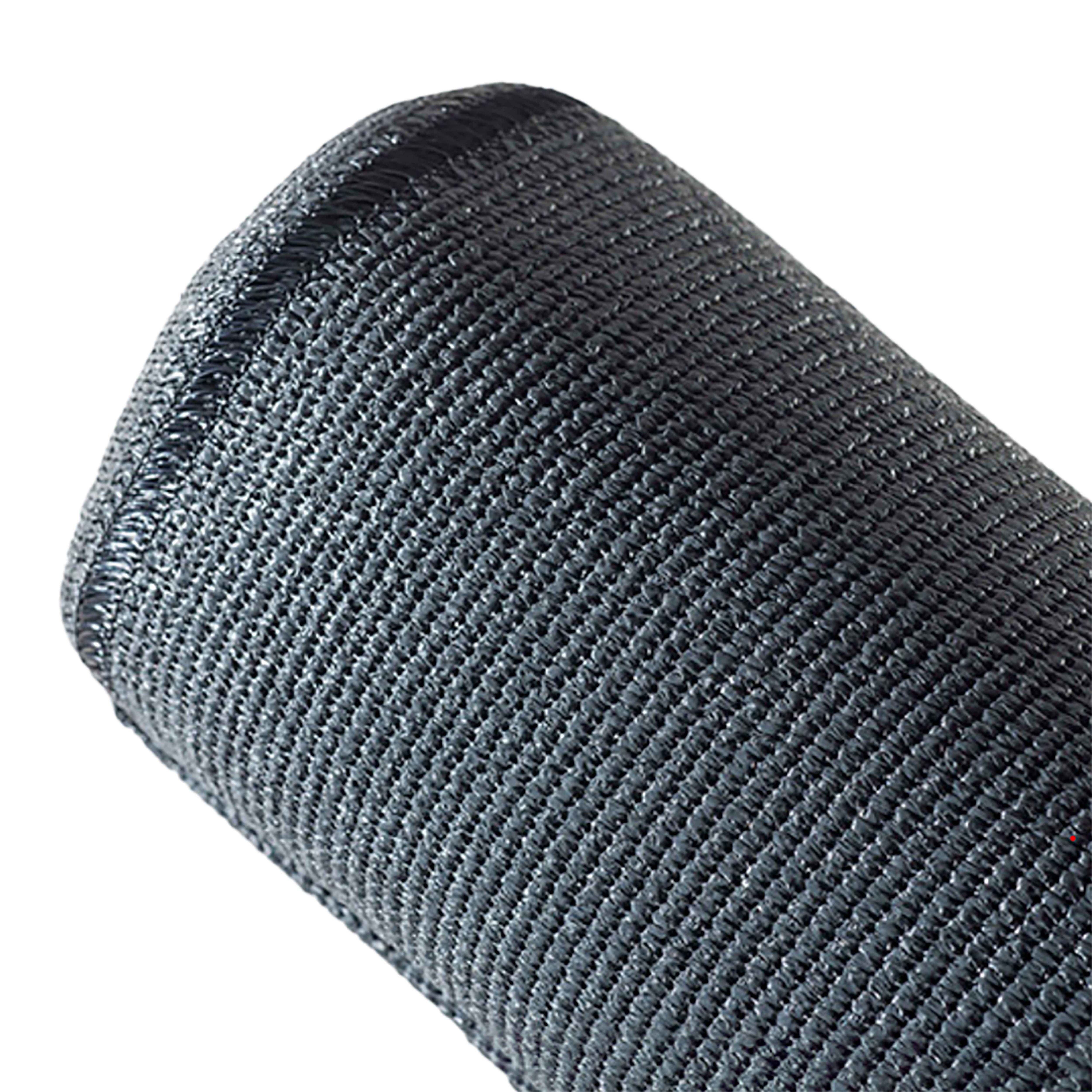 Brise-vue gris anthracite occultation 70% - Hauteur 120m 130 g/m² fabriqué en France
