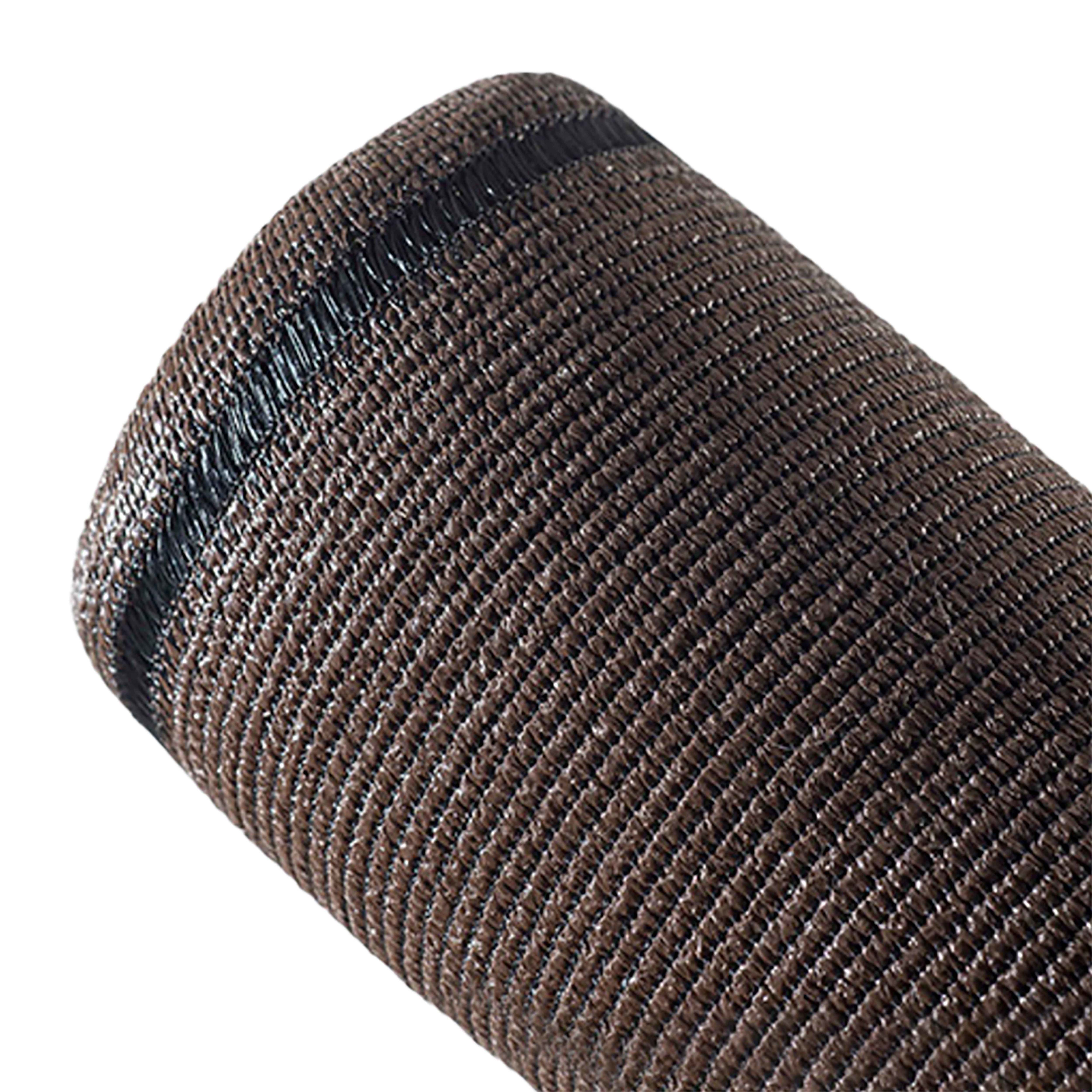 Brise-vue marron écorce occultation 100% - Hauteur 150m 300 g/m² fabriqué en France