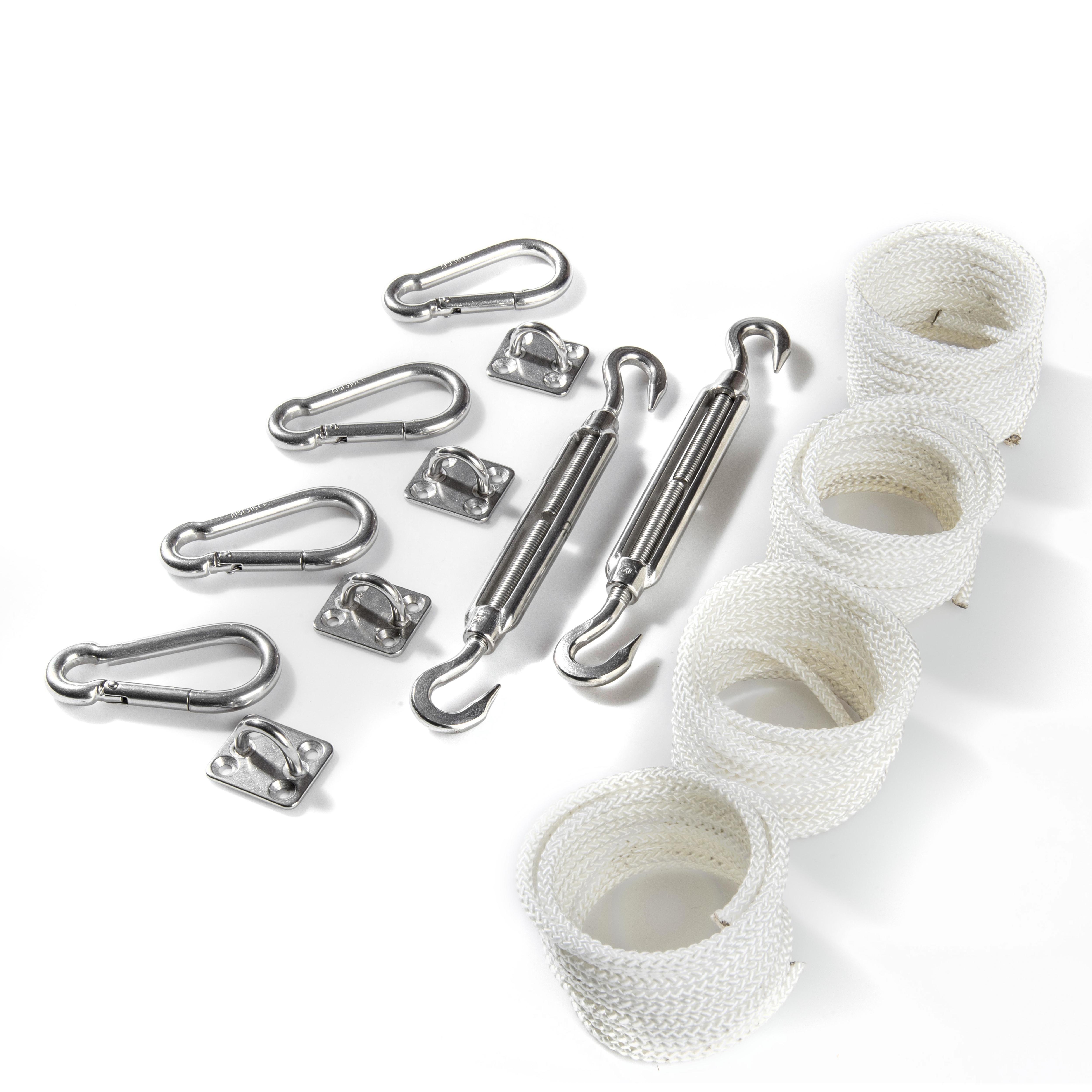 Kit de fixation pour voile dombrage