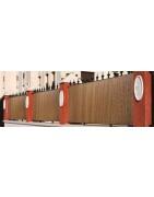 Privacy slat fencing