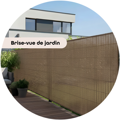 Brise vue de jardin en toile