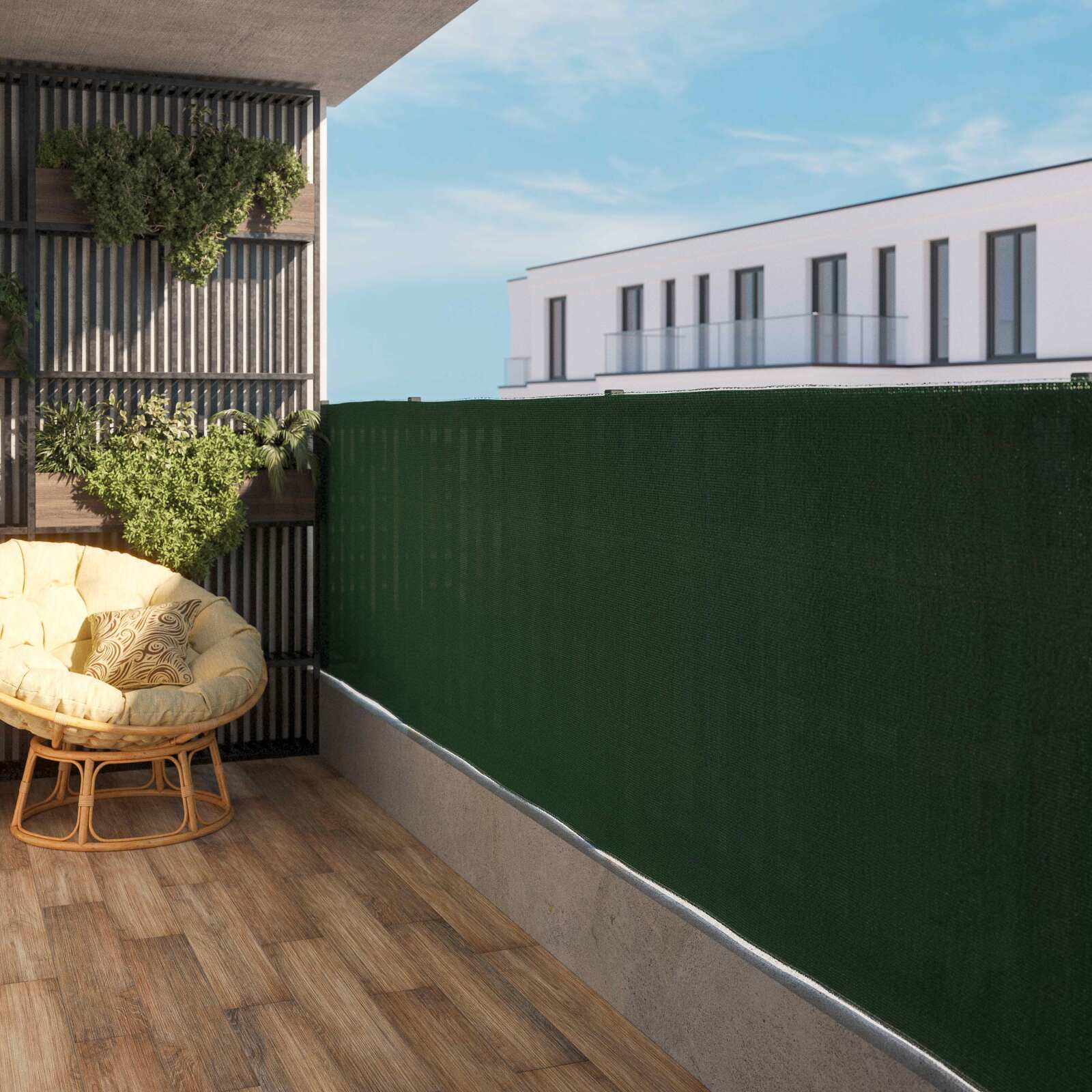 Brise-vue 220 g/m² - occultation forte 85%