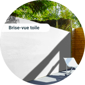 Brise vue toile